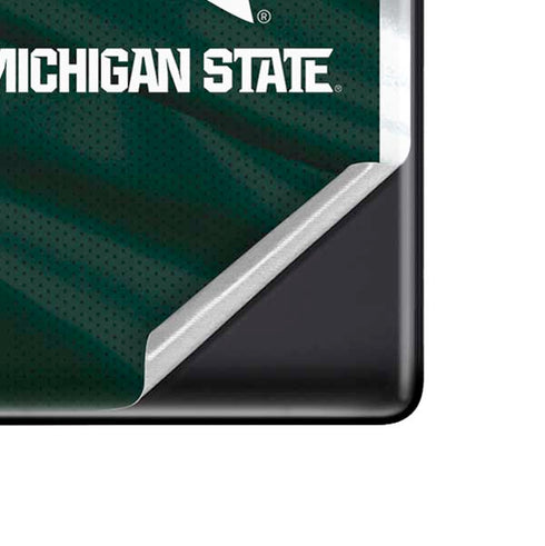 Michigan State University Away Grey Jersey Pixel Skins